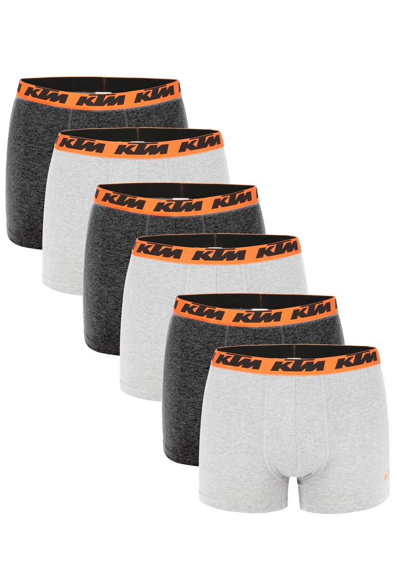 Herren Unterhosen | KTM 6 ER PACK Panties dark grey light grey/apricot-meliert - UI74717 Herren Unterhosen | KTM 6 ER PACK Panties dark grey light grey/apricot-meliert - UI74717