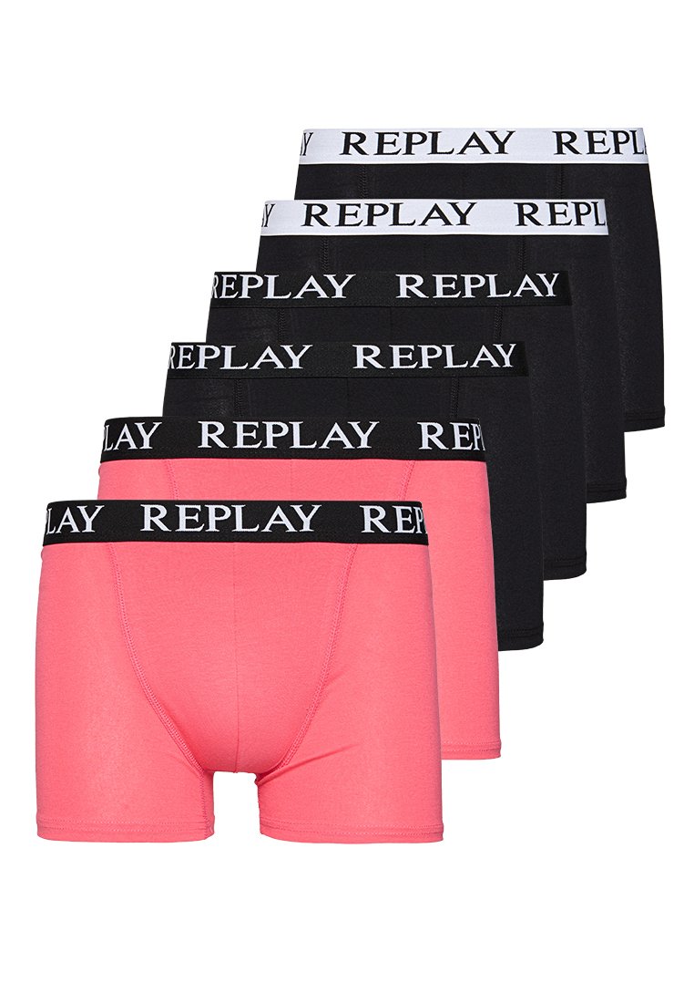 Replay Boxers antraciet gemêleerd Replay Boxers antraciet gemêleerd