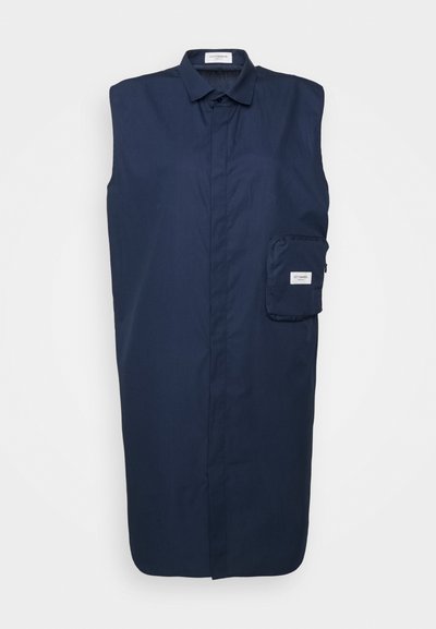 EDITHMARCEL SLEEVELES CHAMISIER - Robe chemise - blue