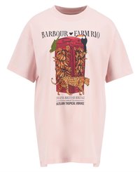 BARBOUR FARM RIO MARIA CLARA T-SHIRT - Nyomott mintás póló - rosa
