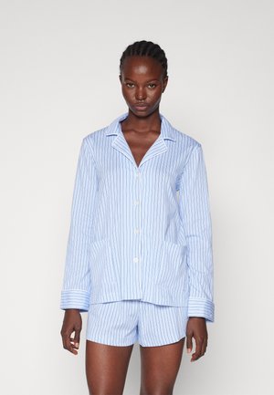 Lauren Ralph Lauren NOTCH COLLAR BOXER - Pyjama - blue