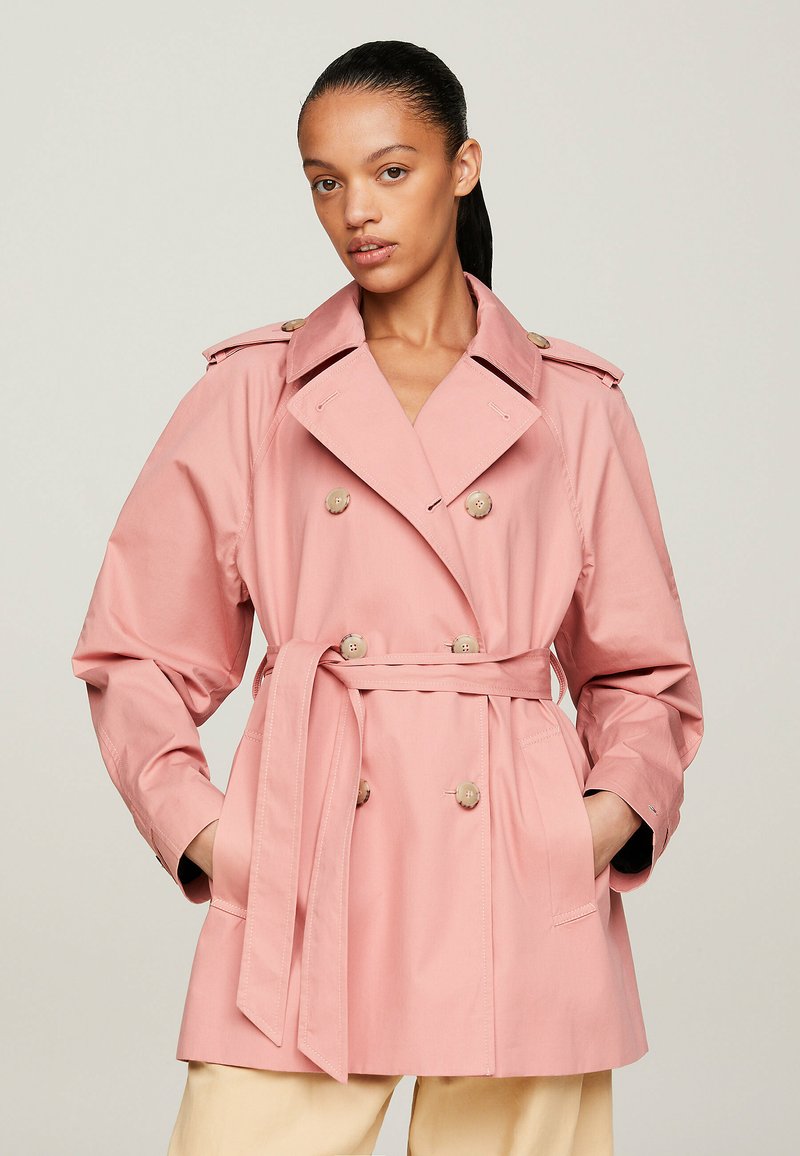 Tommy Hilfiger Trench - teaberry blossom/saumon - ZALANDO.FR