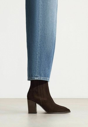 sacha, BRAUNE WESTERN BOOTS AUS VELOURSLEDER - Lage laarzen - brown