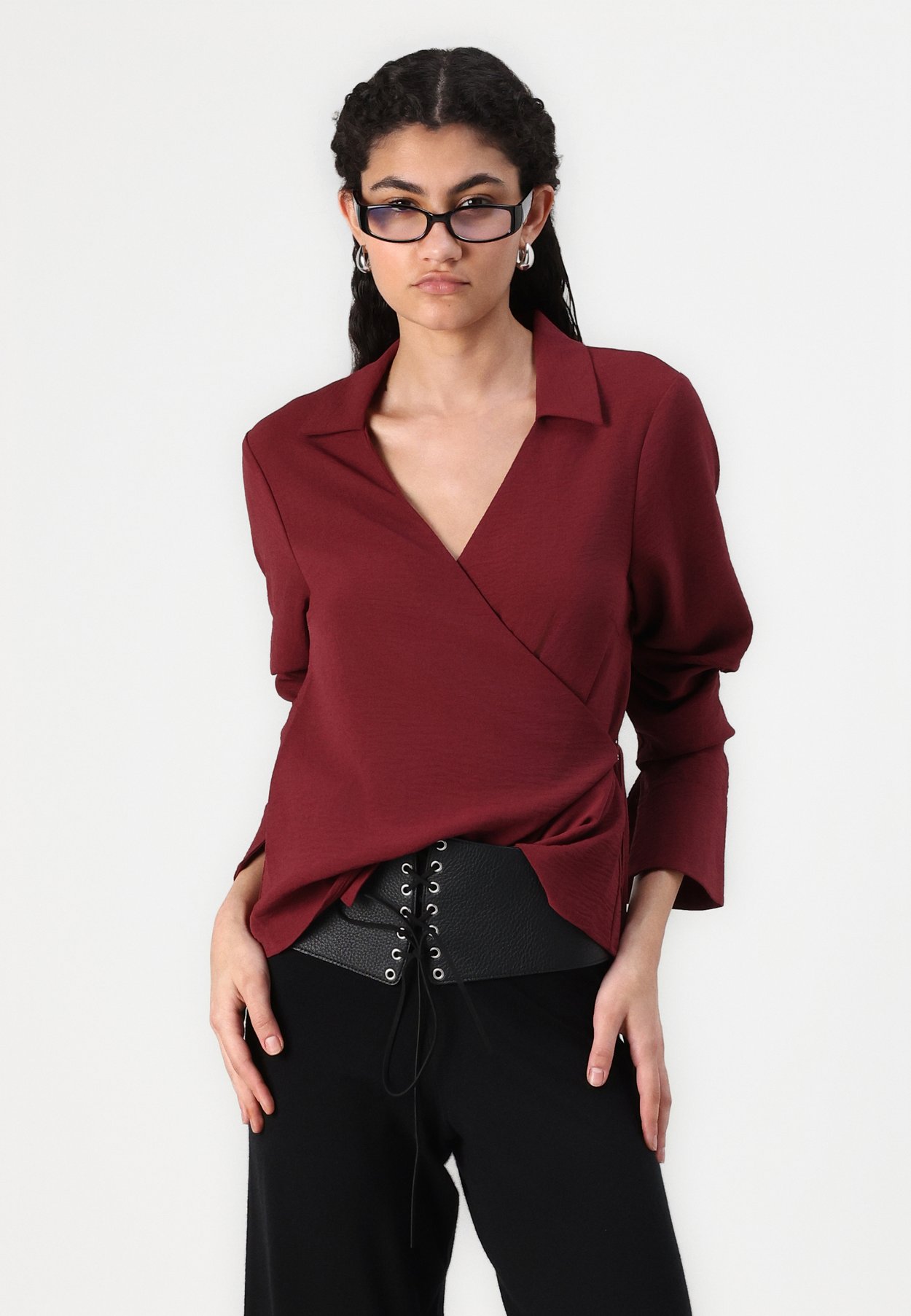 ONLMETTE WRAP SHIRT