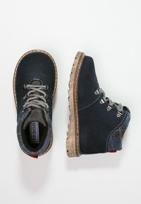 Friboo Botines con cordones - blue