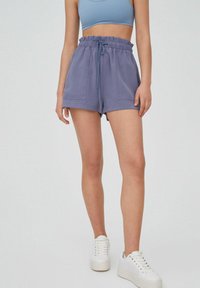 PULL&BEAR Shorts - mottled light blue