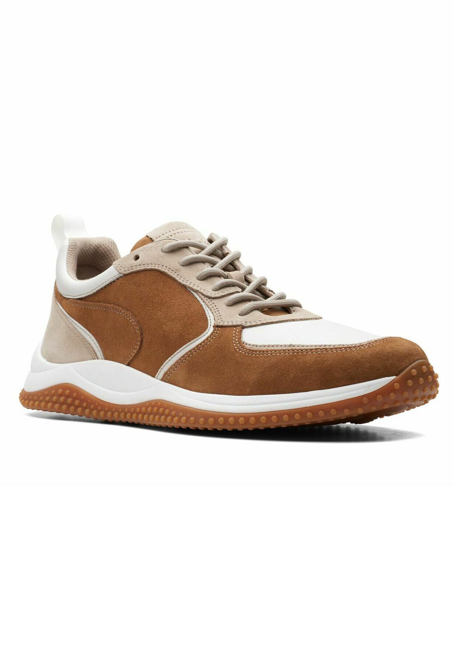 Clarks PUXTON RUN - Sneakers laag - dark tan/Bruin - Zalando.nl