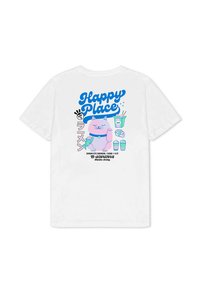 Kaotiko HAPPY PLACE UNISEX - Tričko s potlačou - ivory