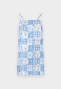 Hollister BARE SHIFT DRESS Vestido informal blue/azul
