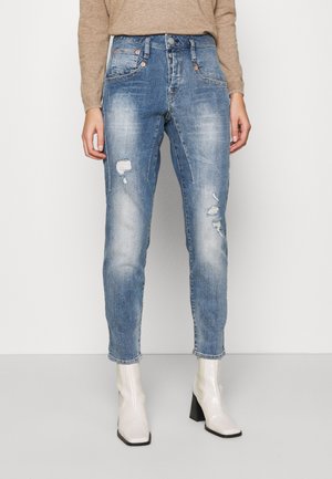 SHYRA CROPPED STRETCH - Relaxed fit jeans - blend destroy