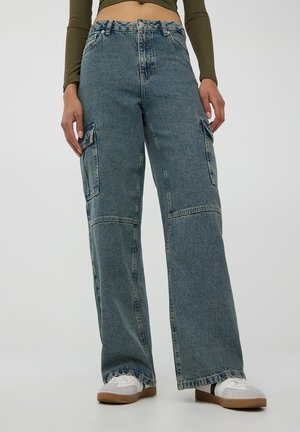 Jeans a sigaretta - blu denim medio