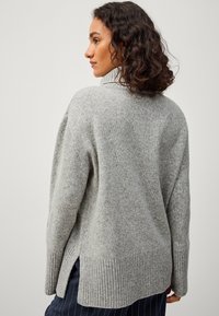 Ellos Collection ROLLKRAGEN - Striktrøje - graumeliert