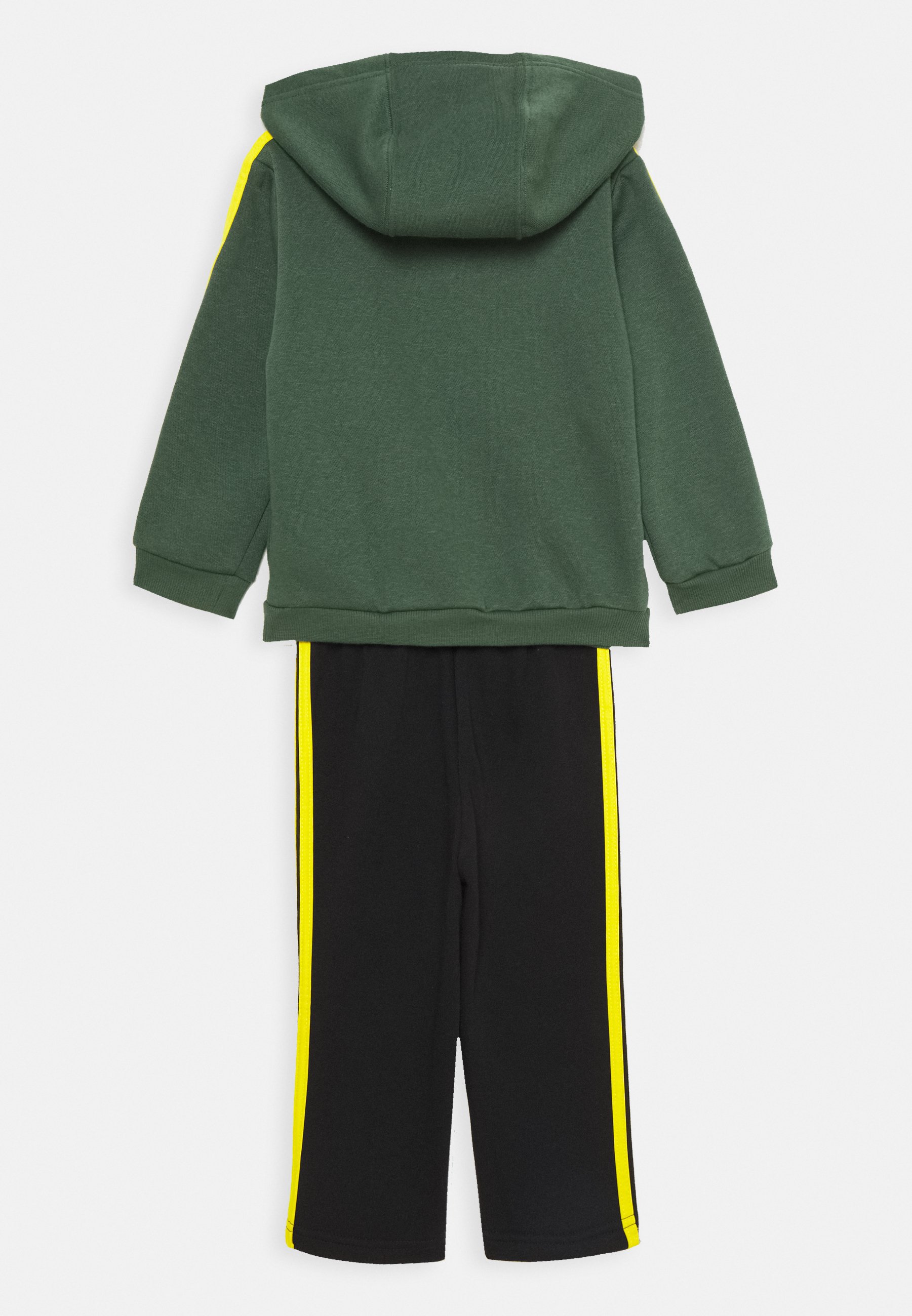 green and yellow adidas tracksuit