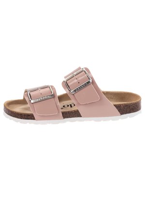 SAMOS EGS - Pantolette flach - rose lack