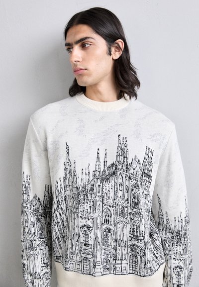 Missoni CREWNECK - Jumper - black/white