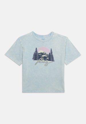 Roxy, EVE OVERSIZE  - T-shirt imprimé - cerulean