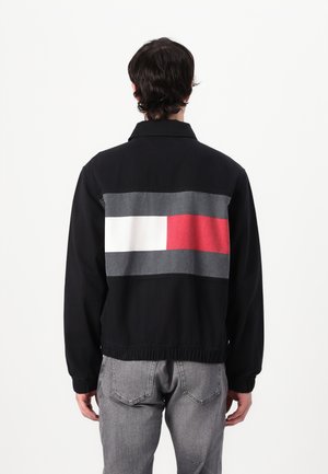 Tommy Jeans ESSENTIAL FLAG JACKET - Bombejakke - black