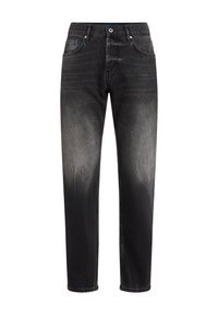 TAPERED - Džínsy voľného strihu - washed black