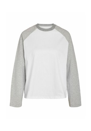 Noisy May, LONG SLEEVED TOP NMEMBER - T-shirt à manches longues - snow white