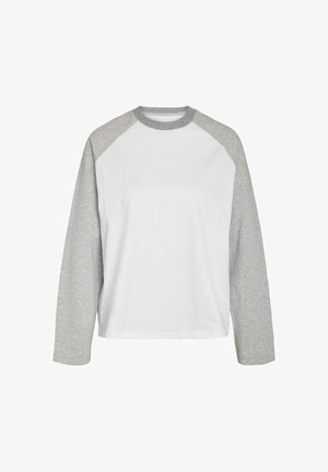 Noisy May, LONG SLEEVED TOP NMEMBER - T-shirt à manches longues - snow white