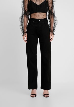 Jeans a sigaretta - black denim