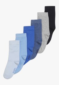 Ewers - PLAIN UNISEX 6 PACK - Zeķes - blau/jeans/grau Miniatūras attēls 1