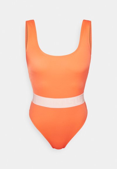 Versace SWIM ONE PIECE NEW LOGO - Peldkostīms - coral/dusty rose/ivory