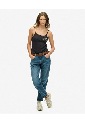 ATHLETIC ESSENTIALS GRAPHIC  - Top - charcoal