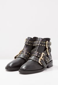 Topshop Botki kowbojki i motocyklowe