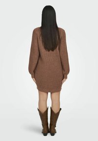 JDY JDYWHITNEY MEGAN BOAT NOOS - Abito in maglia - russet