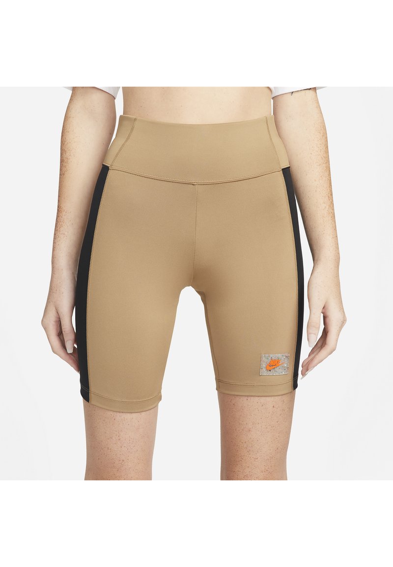 Nike Sportswear UTILITY HIGHWAISTED BIKE Shorts dark driftwood