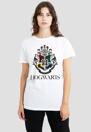 Cotton Soul, HARRY POTTER HOGWARTS CREST - Print T-shirt - white