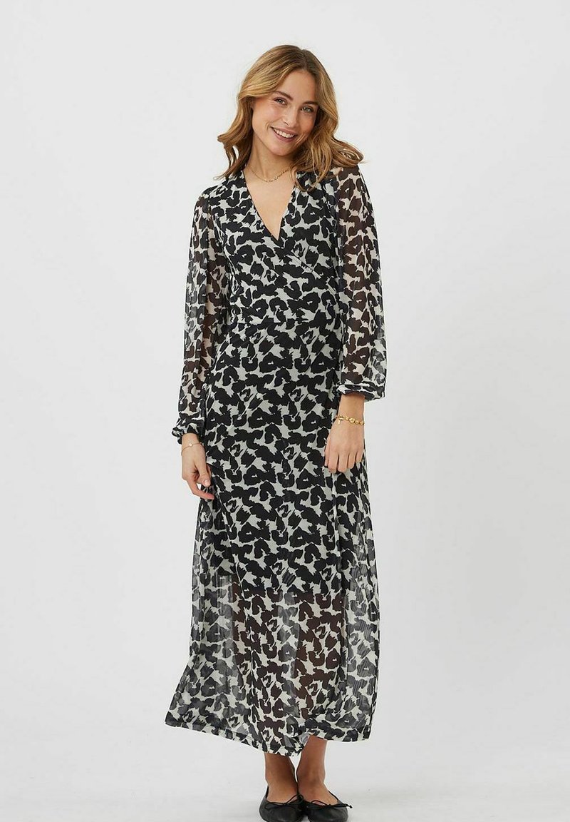 Moves WRAPLUNA  - Maksi garuma kleita - black