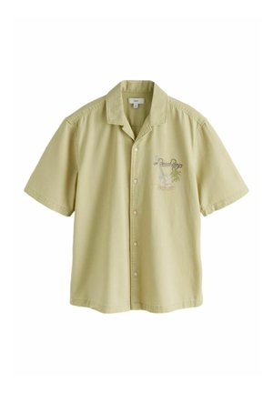 Next, REGULAR FIT - PRINT SHORT SLEEVE SHIRT  . - Hemd - beige the beach boys