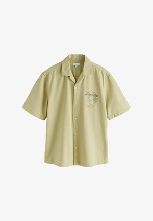 Next, REGULAR FIT - PRINT SHORT SLEEVE SHIRT . - Shirt - beige the beach boys