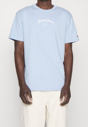 T-shirt print - light blue