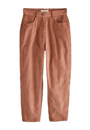 - CASUAL SLIGHT BARREL . - Auduma bikses - tan brown