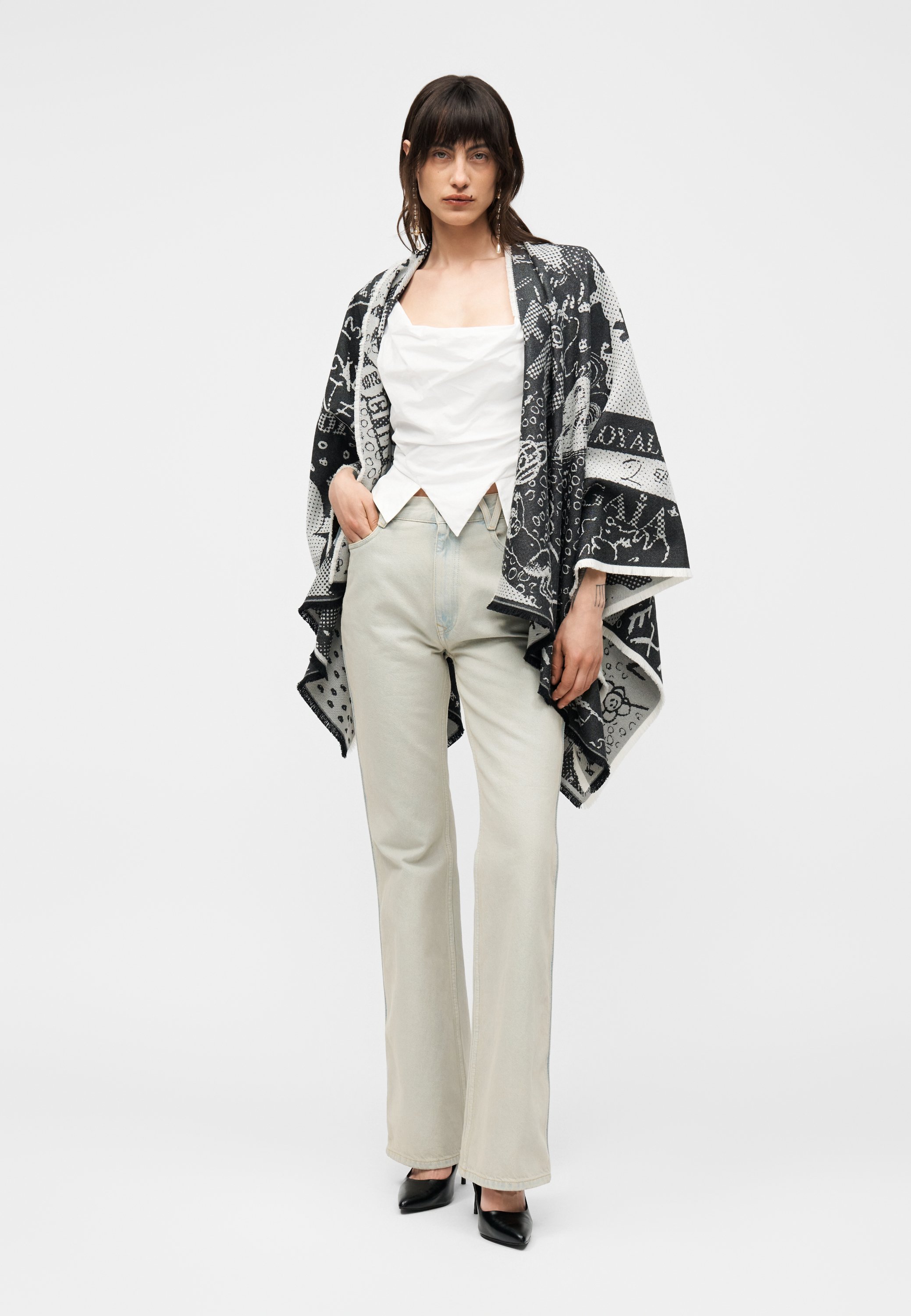 Vivienne Westwood LET IT ROCK - Cape - white - Zalando.co.uk