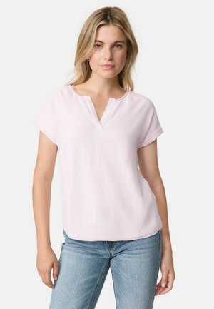 MIT OVERLAYER - Bluse - soft powder