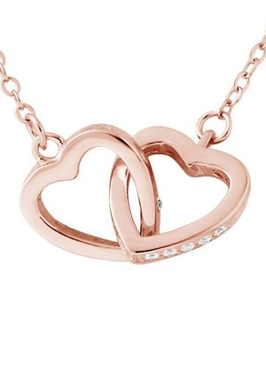COEURS ENLACÉS NECKLACE WITH PENDANT FINE SILVER 925/1000 - Collier - rose