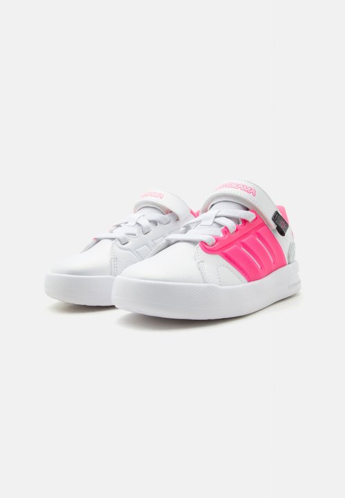adidas LIGHTORAMA COURT UNISEX - Training shoe - footwear white/lucid pink/silver-coloured metallic — photo 2