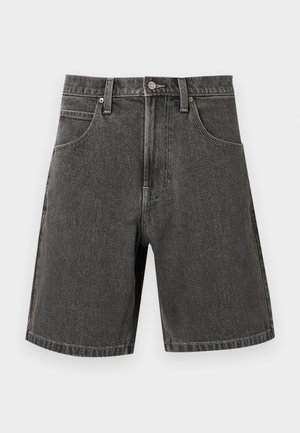 Hollister Co., BAGGY JORT DRAGON LASER - Lühikesed teksad - black
