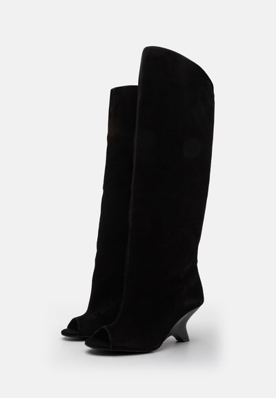 GIABORGHINI NINETTE - Botas mosqueteras - black