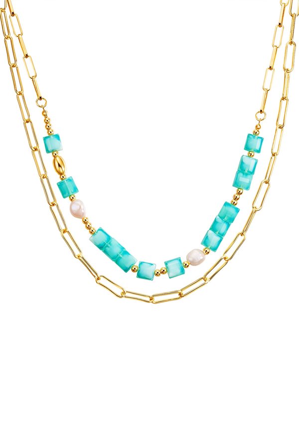 Halskette - gelbgoldfarben