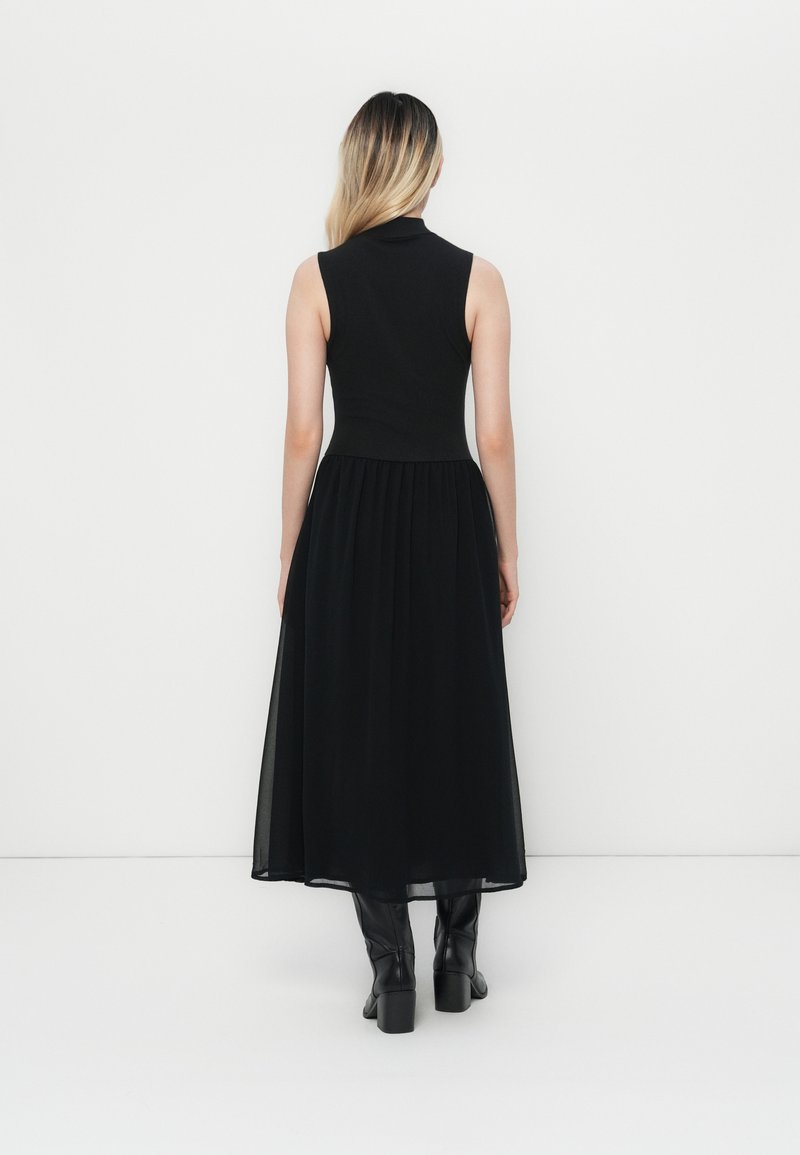sachin and babi light blue dress Poplin Drop-Waist Maxi Dress