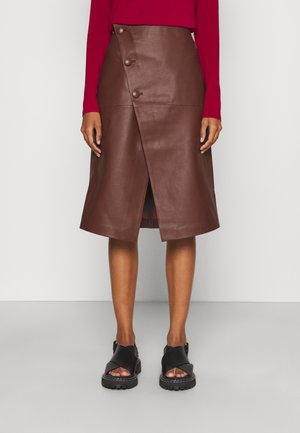 A-lijn rok - brown