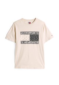 PAISLEY FLAG TEE UNISEX - T-Shirt print - newsprint