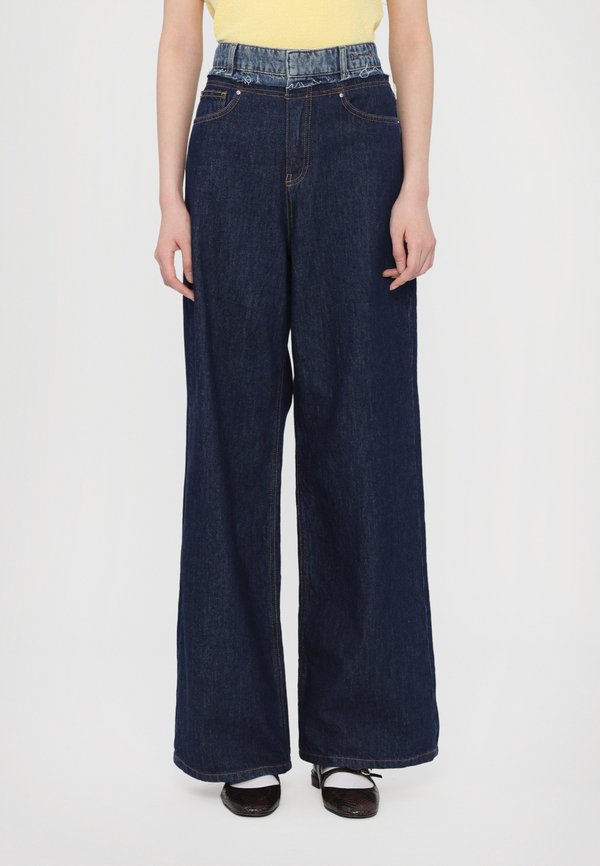 Wide Leg - blu notte