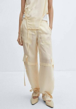 Pantalon cargo - mottled beige