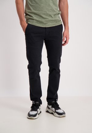 SUPERFLEX - Chinos - black